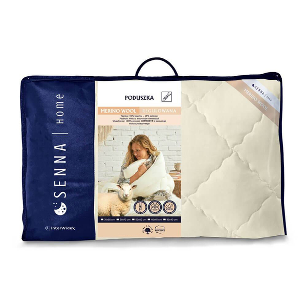 Pillow 50x70 MERINO WOOL Merino Wool Cream