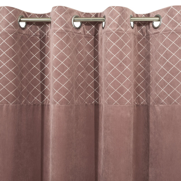 Zasłona 140 x 250 Dekoracyjna Velvet Karina2 Róż