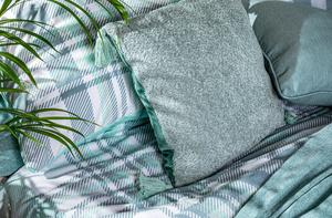 Poszewka 45 x 45 Dekoracyjna Monte 3 Miętowy