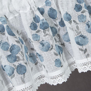 Decorative Curtain Pola 30 x 150 Blue