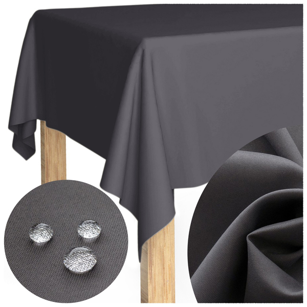 Tablecloth 120x200 Stainproof Classic Savio Graphite