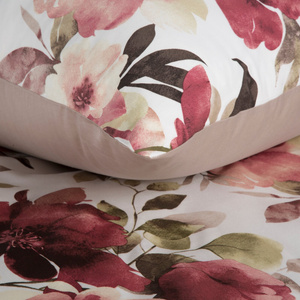 Bedding 160 x 200 3pc Cotton Satin Spring 74