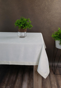 Tablecloth 145 x 350 Decorative Lena Cream+Gold
