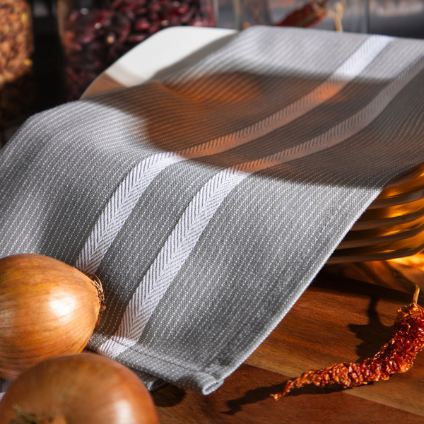 Kitchen Cloth 50 x 70 Cotton Olivia 10 Silver