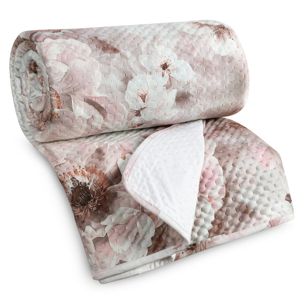 Narzuta 170 x 210 Pikowana Florina PUDE+SREB