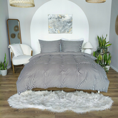 Pościel 140 x 200 2cz Mikrofibra w Pasy Eusebia Home 10