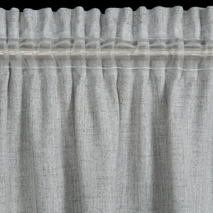 Curtain 140 x 280 Decorative Tape Blanka Silver