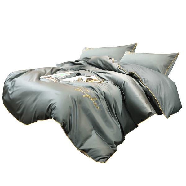 Bedding 160 x 200 4pcs with Areta 04 Embroidery