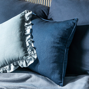 Poszewka 50 x 50 Dekoracyjna Palermo 5 C.Niebieski