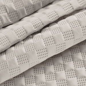 Quilt 220 x 240 Quilted Velvet Sofia4 Beige