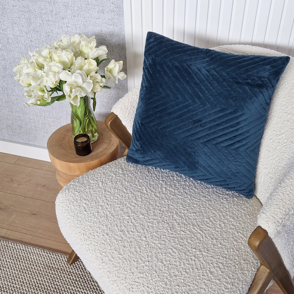 Poszewka 45 x 45 Jodełka Welurowa Caden 08