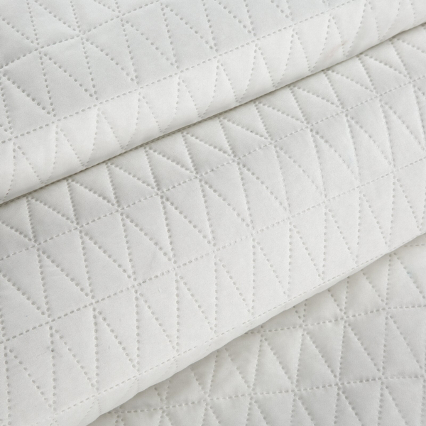 70 x 160 Quilted Decorative Bedspread Boni3 White