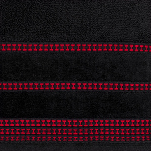 Ręcznik 30 x 50 Bawełna Amanda 08 500GSM Czarn