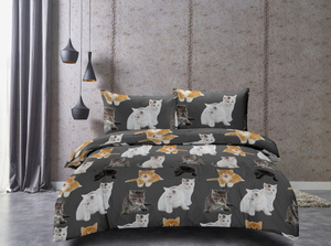 Bedding 160 x 200 3pcs Satin Maria 2708