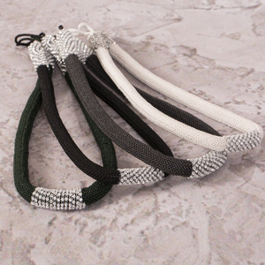 BLANKA Decorative Curtain Tieback 87 cm Black