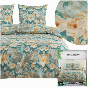 Bedding 160 x 200 3pc Satin Maria 3297