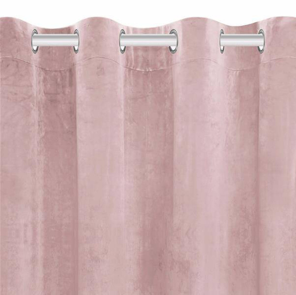 Zasłona 140 x 250 Dekoracyjna Velvet Soft Pudrowy
