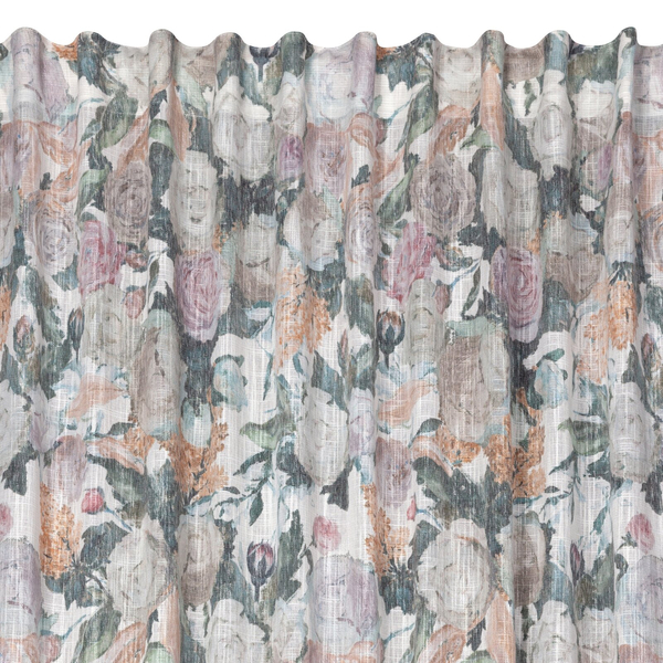 Zasłona 140 x 270 Dekoracyjna Irma Szelki Ziel+Beż