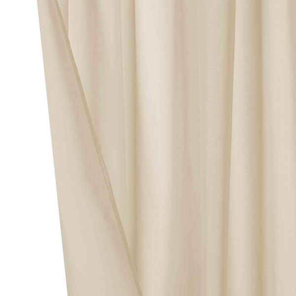 Curtain 140 x 250 Garden with Tape Gaia J.Beige