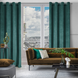 Zasłona Velvet Eliza 140 x 250 Przelotka Miętowy