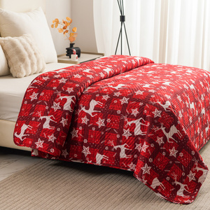 Narzuta 220 x 240 Tłoczona Świąteczna Levent 3231