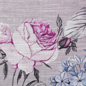 Zasłona 140 x 270 Dekoracyjna Honey Beż+Fiol