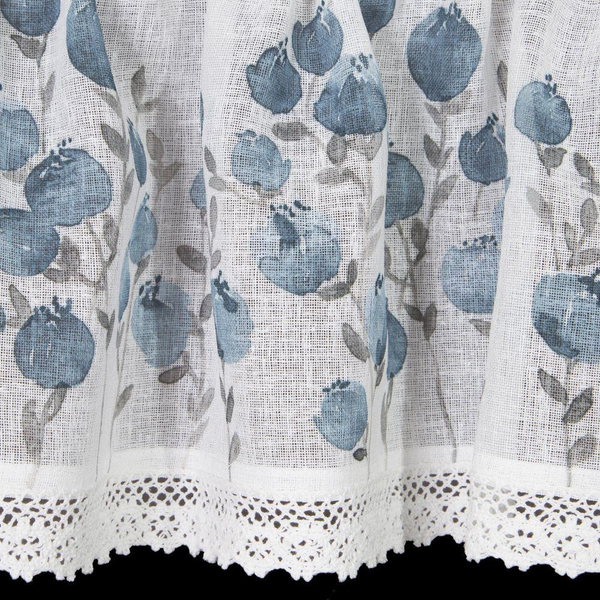 Decorative Curtain Pola 30 x 150 Blue