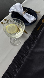 Table Runner 40 x 160 Decorative with Ruffles Ligia 10