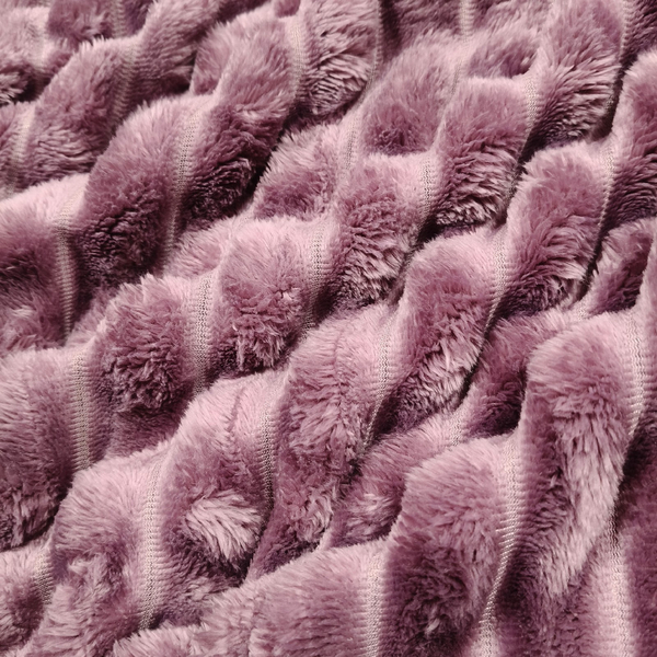 Blanket 200 x 220 Microfiber Stamped Stripes Nuvio 14