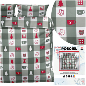 Pościel 220 x 200 3cz Flanelowa Riccardo 09