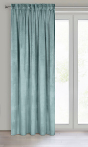 Curtain 140 x 270 Decorative Velvet Melanie Sage