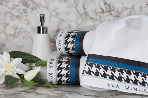 Eva Minge Bath Towel Eva8 30 x 50 White