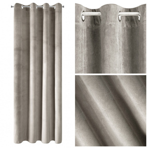 Zasłona 140 x 250 Gotowa Dekoracyjna Pierre Beż