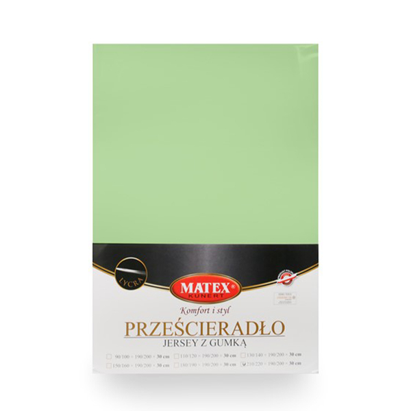 Prześcieradło 190 x 200 z Gumką Jersey z LYCRĄ 52