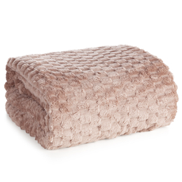 Koc 70 x 160 Flanelowy Design Cindy6 Mocha