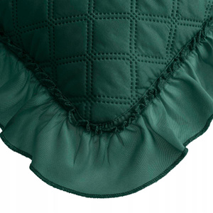 45 x 45 Decorative Quilted Ruffy Bottle Pillowcase