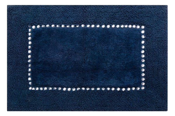 Cotton Rug 60 x 90 Chic Navy Blue