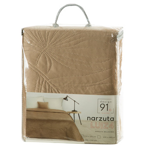 Narzuta 220 x 240 Pikowana Velvet Luiz4 Beż