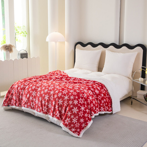 Koc 200 x 220 Mikrofibra Świąteczna Hayat 101