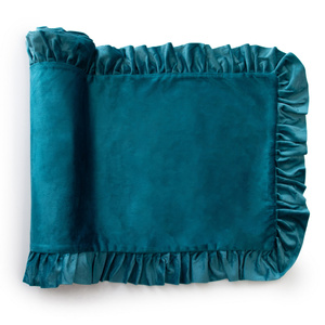 Table Runner 40 x 160 Decorative with Ruffles Ligia 08