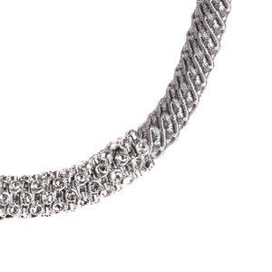 Decorative Curtain Cord ANDY Silver