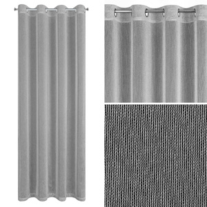 Curtain 140 x 250 Decorative Eyelets Adela Steel