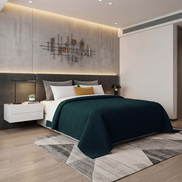 Narzuta 220 x 240 Tłoczona Mikrofibra Federico 05
