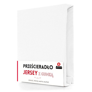 Prześcieradło 180 x 200 Jersey z Gumką Gaja 14