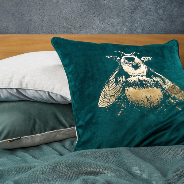 45 x 45 Decorative Velvet Blink 41C Pillowcase Blue