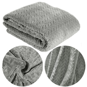 Blanket 170 x 210 Microfiber Design Cindy Steel