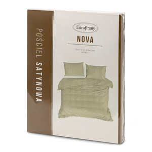 Bedding 220 x 200 3pc Satin Nova3 Beige