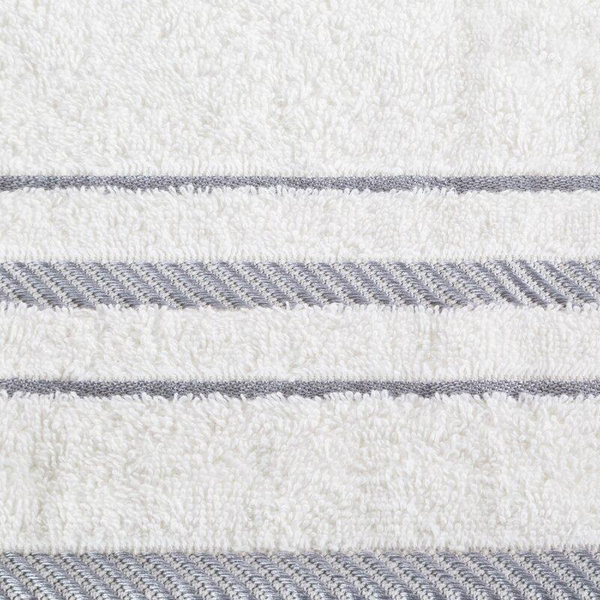 30 x 50 Bath Towel Cotton Coral 01 White