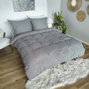 Pościel 220 x 200 3cz Mikrofibra w Pasy Eusebia Home 10