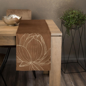 Bieżnik 35 x 220 Dekoracyjny Velvet Blink12 Brąz